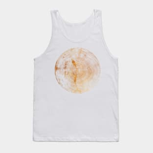 Gold Tree Ring Boho Nature Botanical Tank Top